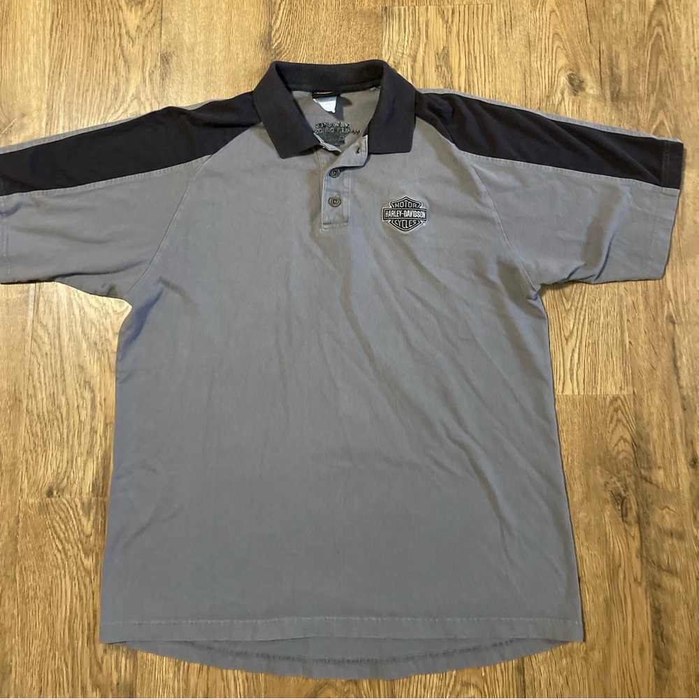 Vintage Harley Davidson Milwaukee, WI Polo Short Sleeve Mens Size L